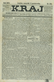 Kraj. 1873, nr 232 (9 października)