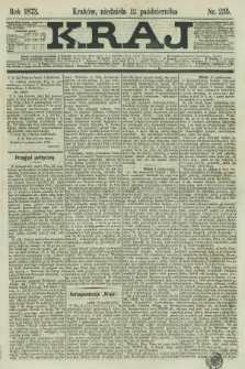 Kraj. 1873, nr 235 (12 października)