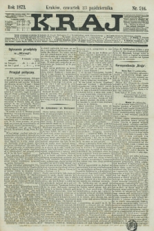Kraj. 1873, nr 244 (23 października)