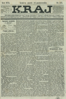 Kraj. 1873, nr 245 (24 października)