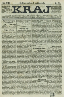 Kraj. 1873, nr 251 (31 października)