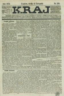 Kraj. 1873, nr 260 (12 listopada)