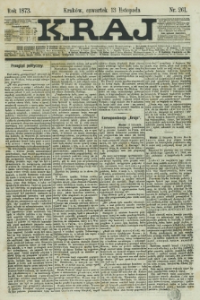 Kraj. 1873, nr 261 (13 listopada)