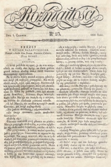 Rozmaitości : pismo dodatkowe do Gazety Lwowskiej. 1836, nr 23