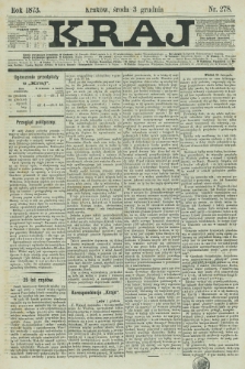 Kraj. 1873, nr 278 (3 grudnia)