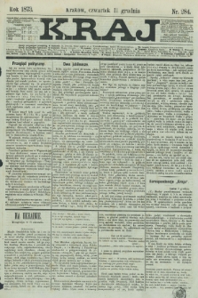 Kraj. 1873, nr 284 (11 grudnia)