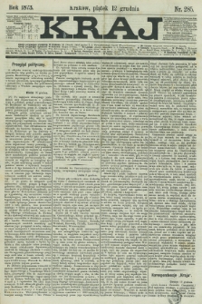 Kraj. 1873, nr 285 (12 grudnia)