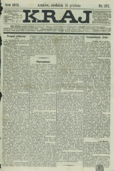 Kraj. 1873, nr 287 (14 grudnia)