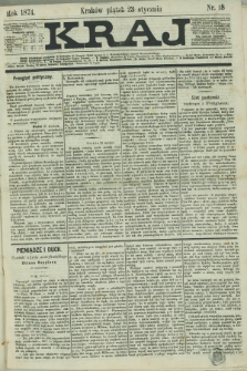 Kraj. 1874, nr 18 (23 stycznia)