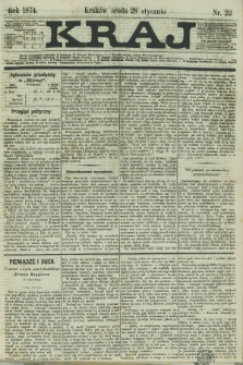 Kraj. 1874, nr 22 (28 stycznia)