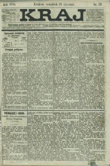 Kraj. 1874, nr 23 (29 stycznia)