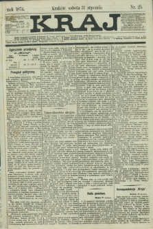 Kraj. 1874, nr 25 (31 stycznia)