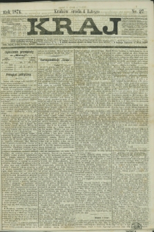 Kraj. 1874, nr 27 (4 lutego)