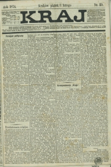 Kraj. 1874, nr 29 (6 lutego)