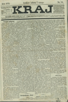 Kraj. 1874, nr 30 (7 lutego)