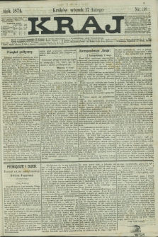 Kraj. 1874, nr 38 (17 lutego)