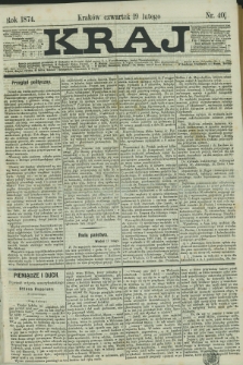 Kraj. 1874, nr 40 (19 lutego)