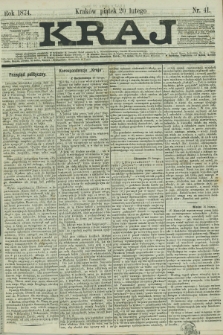 Kraj. 1874, nr 41 (20 lutego)