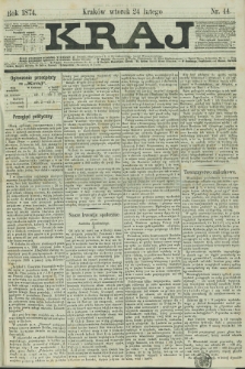 Kraj. 1874, nr 44 (24 lutego)