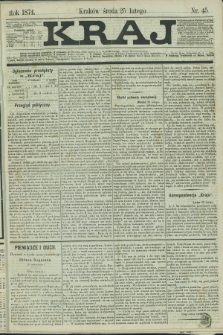 Kraj. 1874, nr 45 (25 lutego)