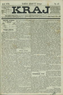 Kraj. 1874, nr 47 (27 lutego)