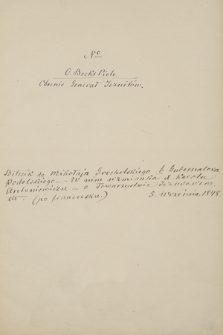 Drobne fragmenty korespondencji Grocholskich, Sobańskich i Starorypińskich z lat ok. 1810-1887
