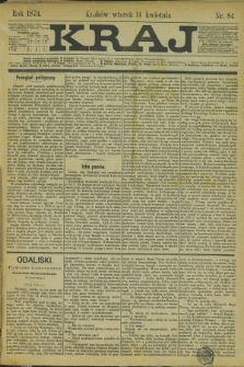 Kraj. 1874, nr 84 (14 kwietnia)