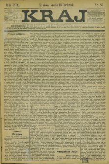 Kraj. 1874, nr 85 (15 kwietnia)