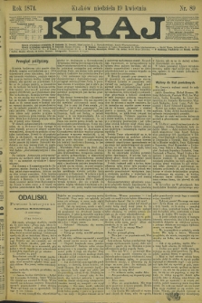 Kraj. 1874, nr 89 (19 kwietnia)