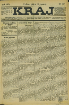 Kraj. 1874, nr 137 (19 czerwca)