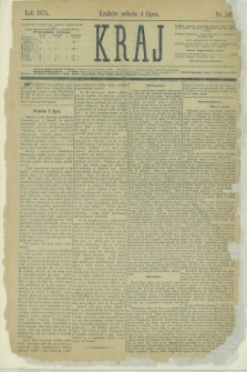 Kraj. 1874, nr 149 (4 lipca)
