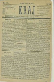 Kraj. 1874, nr 160 (18 lipca)