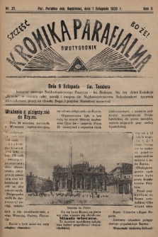 Kronika Parafjalna : dwutygodnik. 1929, nr 21