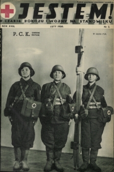 Jestem ! : w czasie pokoju i wojny na stanowisku : czasopismo P.C.K. dla wszystkich. 1938, nr 2