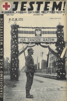 Jestem ! : w czasie pokoju i wojny na stanowisku : czasopismo P.C.K. dla wszystkich. 1938, nr 9