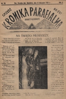 Kronika Parafjalna : dwutygodnik. 1929, nr 22