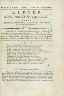 Kuryer dla Płci Piękney czyli Dziennik Literaturze, Kunsztom, Nowościom i Modom Poświęcony. R.1, [T.1], Ner 20 (15 lutego 1823)