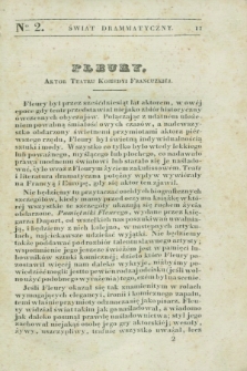Świat Drammatyczny. 1838, [T.2], № 2 ([20 lipca])