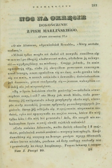 Świat Dramatyczny : pismo czasowe poświęcone teatrowi literaturze i modzie. 1839, T.1, poszyt 10 ([1 czerwca])