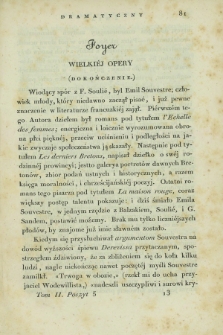 Świat Dramatyczny : pismo czasowe. 1839, T.2, poszyt 5 ([15 września])
