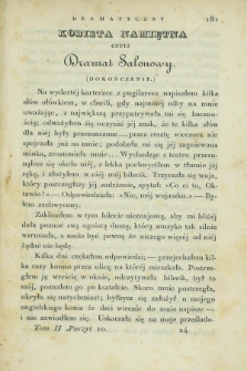 Świat Dramatyczny : pismo czasowe. 1839, T.2, poszyt 10 ([1 grudnia])