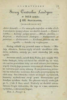 Świat Dramatyczny : pismo czasowe. 1840, T.1, poszyt 4 ([1 marca]) + wkładka