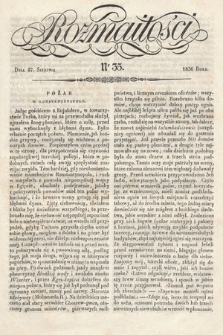 Rozmaitości : pismo dodatkowe do Gazety Lwowskiej. 1836, nr 35