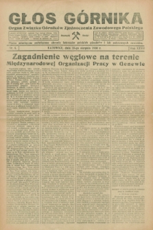 Głos Górnika : organ Związku Górników Zjednoczenia Zawodowego Polskiego : pismo miesięczne poświęcone obronie interesów polskich górników i ich pokrewnych zawodów. R.27, nr 8 (25 sierpnia 1930)