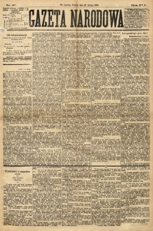 Gazeta Narodowa. 1878, nr 47