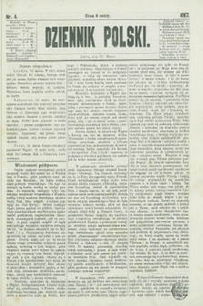 Dziennik Polski. 1867, nr 4 (21 marca)