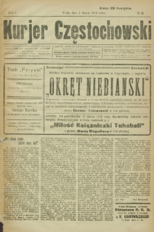 Kurjer Częstochowski. R.1, № 3 (5 marca 1919)