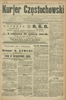 Kurjer Częstochowski. R.1, № 24 (30 marca 1919)
