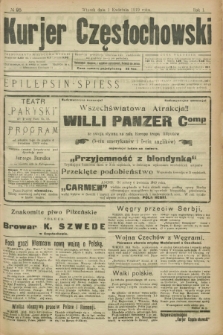Kurjer Częstochowski. R.1, № 25 (1 kwietnia 1919)