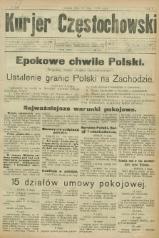 Kurjer Częstochowski. R.1, № 56 [i.e.57] (10 maja 1919)
